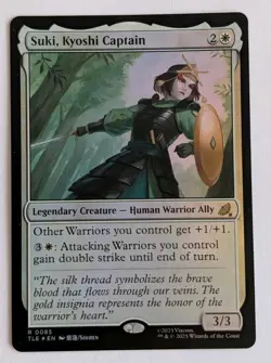 Suki, Kyoshi Captain Avatar: The Last Airbender: Eternal-Legal Foil - MTG RARE - Image 1