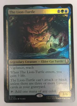 The Lion-Turtle Avatar: The Last Airbender Foil - MTG RARE - Image 1