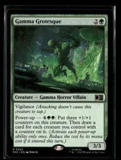 Gamma Grotesque 562 Rare Commander: Marvel Super Heroes Magic: The Gathering NM - Image 1