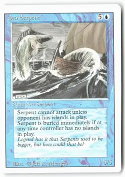 Sea Serpent - Revised Edition () - MTG - Image 1