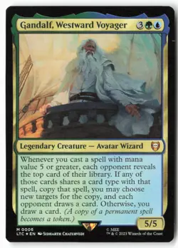 Gandalf, Westward Voyager - Commander: The Lord of the Rings FOIL - Image 1