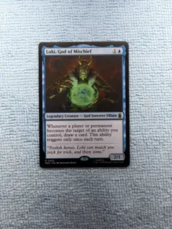 MTG Loki, God of Mischief #0065 Marvel Super Heroes Rare Regular Blue EN - Image 1