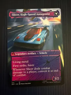 MTG Slicer, Hired Muscle Shattered Glass Universes Beyond: Transformers NM - Image 2
