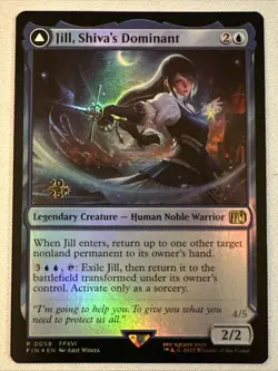 MTG / Jill, Shiva's Dominant / PRE / #58 / FOIL / Rare / NM - Image 1