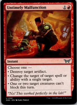 MTG - Untimely Malfunction (161) - DSK - regular - Image 1