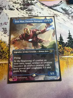 Iron Man, Futurist Paragon (Borderless) - Commander: Marvel Super Heroes (MSC) - Image 3