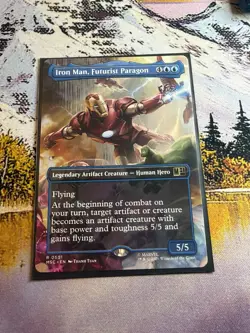Iron Man, Futurist Paragon (Borderless) - Commander: Marvel Super Heroes (MSC) - Image 5