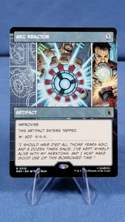 Arc Reactor (Borderless) NON-Foil Marvel Super Heroes MSH 310 MTG NM * - Image 1