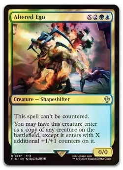 Altered Ego (Surge Foil) #317 (NM) Final Fantasy FIC Magic MTG - Image 1