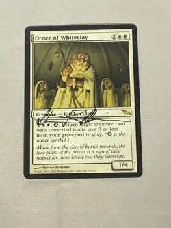 MTG Order of Whiteclay Artist Proof and Signature Signed Belledin - Image 1