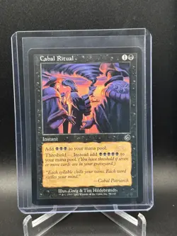 MTG Cabal Ritual - Torment Regular Rare NM - Image 1