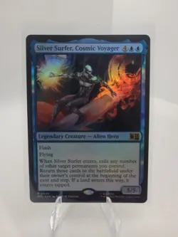 Silver Surfer, Cosmic Voyager #0639 FOIL MTG Marvel Super Heroes - Image 1