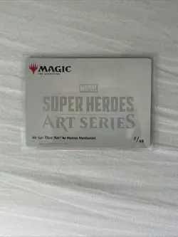 We Say Thee Nay! Gold Stamped Signature Art Series Magic Marvel MTG 7/45 - Image 2