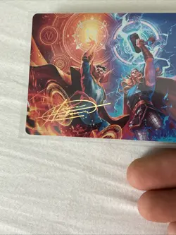 We Say Thee Nay! Gold Stamped Signature Art Series Magic Marvel MTG 7/45 - Image 3