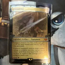 Magic: The Gathering Glamdring Legendary Artifact Equipment Foil Lord of Rings - Image 1