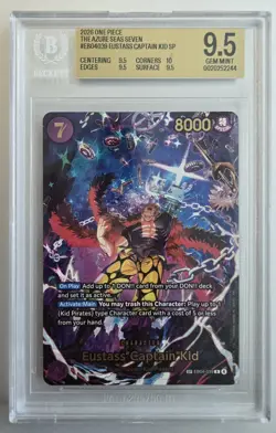 2026 One Piece The Azure Sea's Seven #EB04-039 Eustass Captain Kid BGS 9.5 - Image 1
