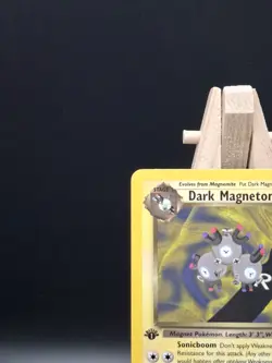 Pokemon TCG Dark Magneton 1st Edition Team Rocket 28/82 Non Holo Rare LP - Image 3