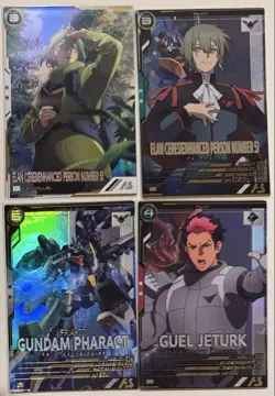 Gundam Arsenal Base Elan Keres & Guell Trading Card Used with Minor - Image 1