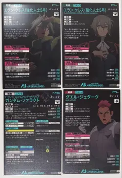 Gundam Arsenal Base Elan Keres & Guell Trading Card Used with Minor - Image 2