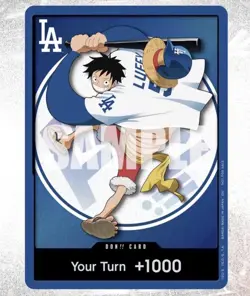 PRESALE 2026 Los Angeles Dodgers Monkey D Luffy One Piece Game Night Promo 7/2 - Image 1