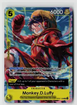 One Piece Promotion Cards #OP07-109 Monkey.D.Luffy (Illustration Box Vol.3) - Image 1