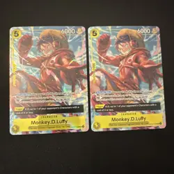 2 One Piece Monkey.D.Luffy (Illustration Box Vol.3) Promo Cards OP07-109 SR - Image 1