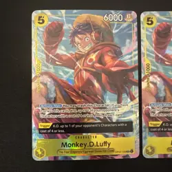 2 One Piece Monkey.D.Luffy (Illustration Box Vol.3) Promo Cards OP07-109 SR - Image 2