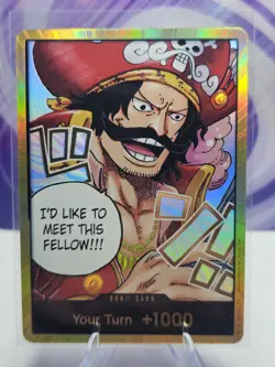 Don!! Card Gold “I’d Like To Meet This Fellow” One piece OP13 NM - Image 1