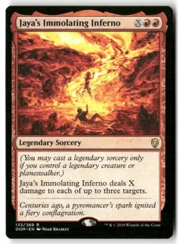 Dominaria #133 Jaya's Immolating Inferno - Image 1