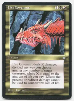 Fire Covenant Uncommon Ice Age Magic: The Gathering Near Mint - Image 1