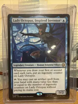 MTG Marvel Spider-Man Lady Octopus Inspired Inventor #035 Rare In Hand - Image 1