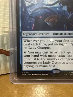 MTG Marvel Spider-Man Lady Octopus Inspired Inventor #035 Rare In Hand - Image 2