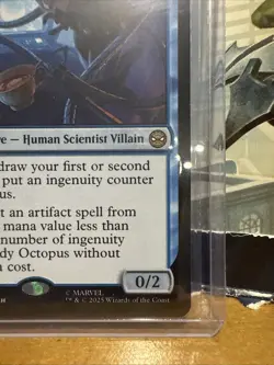 MTG Marvel Spider-Man Lady Octopus Inspired Inventor #035 Rare In Hand - Image 3