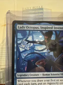 MTG Marvel Spider-Man Lady Octopus Inspired Inventor #035 Rare In Hand - Image 5
