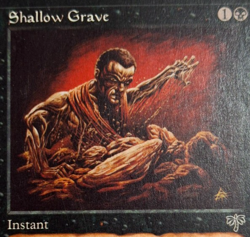 Shallow Grave Mirage MTG 1996 Magic the Gathering Instant Reanimator 1 Printing - Image 3
