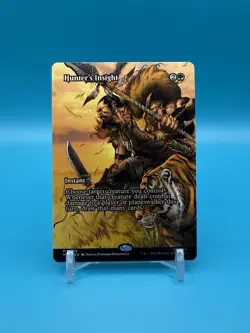 Hunter’s Insight (Borderless) - Marvel Eternal-Legal (MAR) - MTG - NM - Image 1