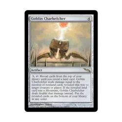 WOTC MtG Mirrodin Goblin Charbelcher (R) NM - Image 1