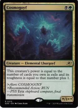 Cosmogoyf R Edge of Eternities 215 NM MTG - Image 1