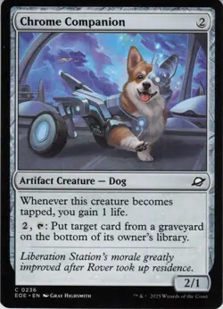 x4 Chrome Companion C Edge of Eternities 236 NM MTG - Image 1