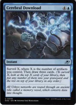 x3 Cerebral Download U Edge of Eternities 48 NM MTG - Image 1