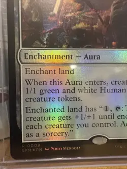 MTG Marvel Spider-Man Friendly Neighborhood Holo Foil#008 Rare Enchantment Aura - Image 2