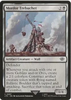 Mordor Trebuchet 0097 Common MTG Lord of the Rings Middle Earth NM/MT - Image 1