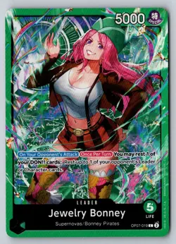 Jewelry Bonney OP07-019 Starter Deck 24: GREEN Jewelry Bonney One Piece - Image 1