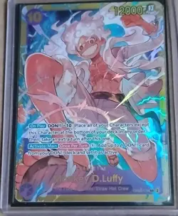 Bandai One Piece CCG Monkey D. Luffy EN Character Alt Art Foil OP05-119 SR - Image 1