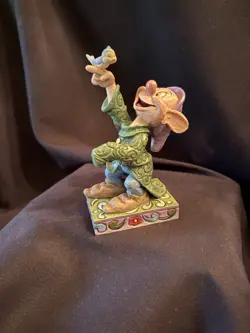 Jim Shore Disney Traditions Snow White's Dopey Dwarf Figurine #4013982 - Image 2