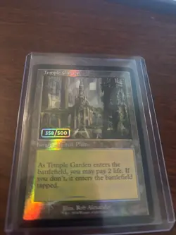 Temple Garden (Retro Frame) (Serial Numbered) Ravnica Remastered #414, Rare - Image 1