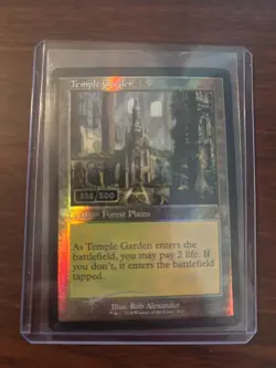 Temple Garden (Retro Frame) (Serial Numbered) Ravnica Remastered #414, Rare - Image 2