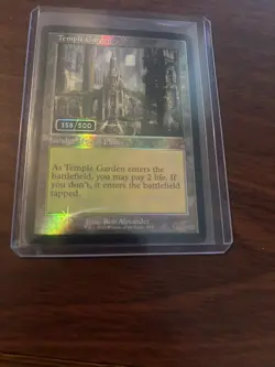 Temple Garden (Retro Frame) (Serial Numbered) Ravnica Remastered #414, Rare - Image 4