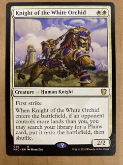 MTG 1x Knight of the White Orchid # 88 Crimson Vow Magic the Gathering x1 NM - Image 1