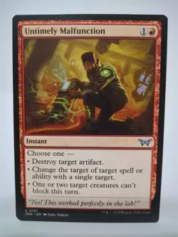 Untimely Malfunction 161 Duskmourn: House of Horror Magic: The Gathering 2024 - Image 1